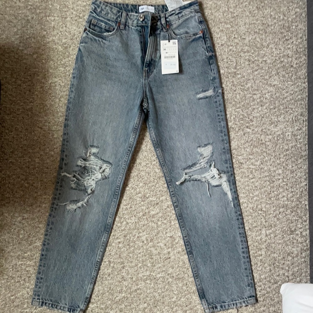 Zara wide leg jeans